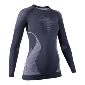 uyn-uyn-lady-evolutyon-shirt-lg-sl-anthracite-melange-raspberry-purple-3 UYN Lady Evolutyon Shirt LG SL