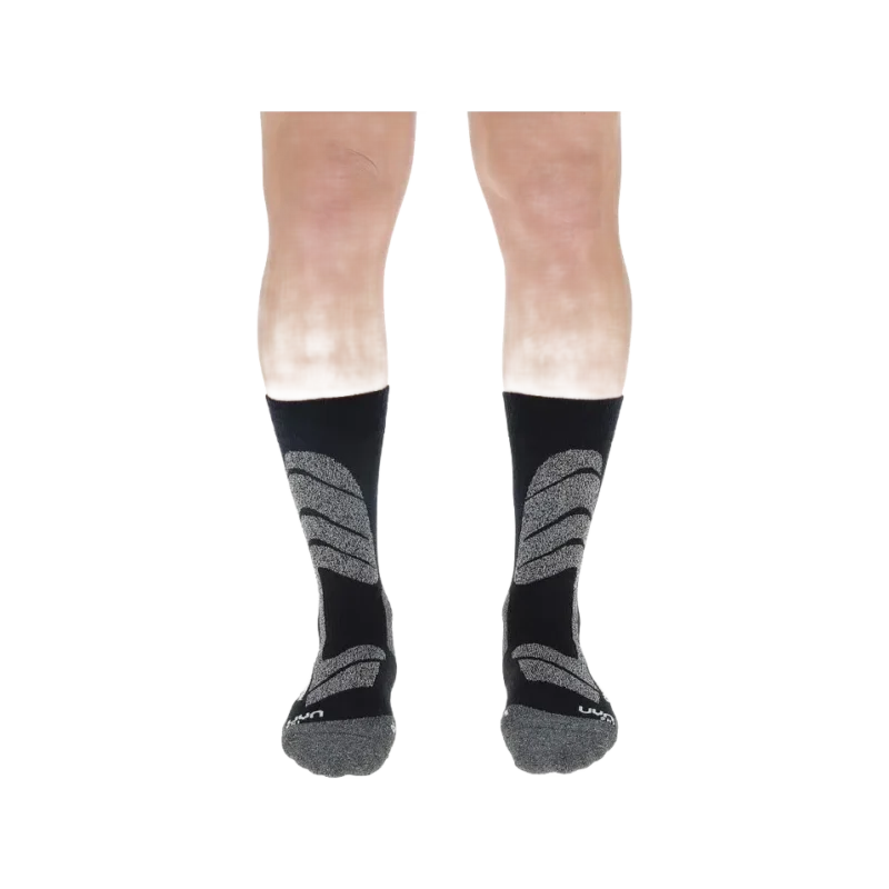 uyn-uyn-man-ski-cross-country-socks-black-mouline-1 UYN Man Ski Cross Country Socks
