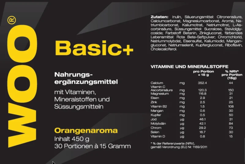 Basic+ Orange/Dose 450g