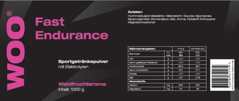 Fast Endurance Waldfrucht/Dose 1000g