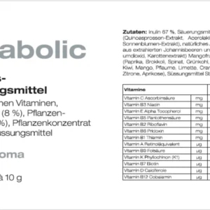 Metabolic Beerenaroma/30 Portionen à 10 g