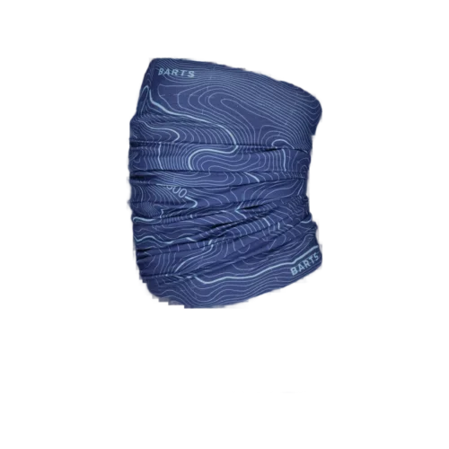 Barts multicol topographic halstuch dark blue 1