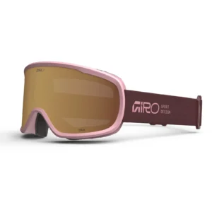 Giro cruz flash goggle dark maroon stacked amber gold s2
