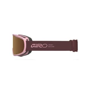 Giro cruz flash goggle dark maroon stacked amber gold s2