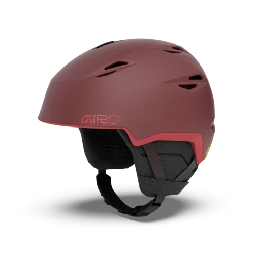 Giro grid spherical helmet matte dark maroon 1
