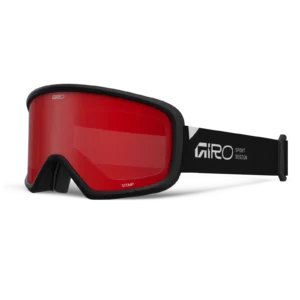 Giro stomp flash goggle black wordmark amber scarlet s2 1