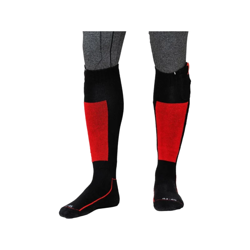 Heat experience carve socks and battery unisex red black l rot schwarz 1