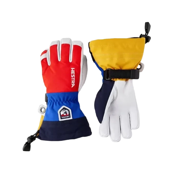 hestra-army-leather-heli-ski-jr-5-finger-red-multi-1 Hestra army leather heli ski jr 5 finger red multi