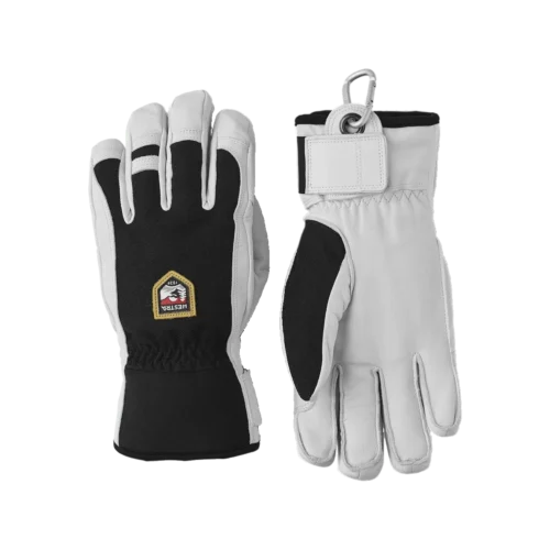 Hestra army leather patrol 5 finger black 1