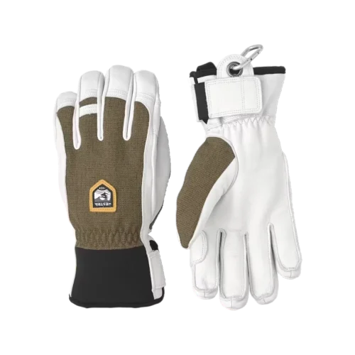 Hestra army leather patrol 5 finger olive 1