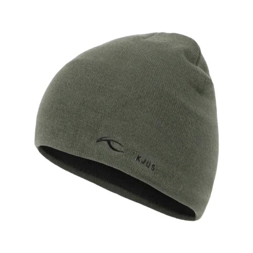 Kjus k kjus logo beanie green slate