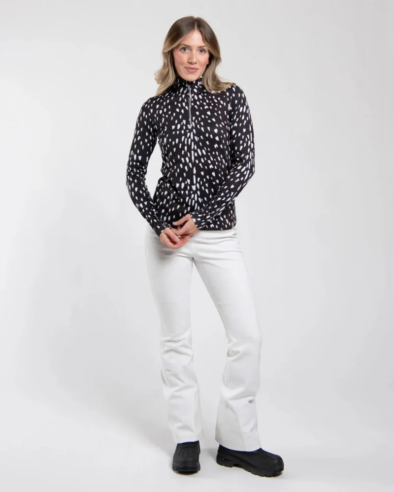 kjus-kinetic-print-half-zip-women-esspresso-white-2 Kjus kinetic print half zip women esspresso white