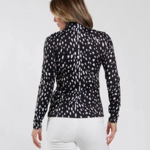 kjus-kinetic-print-half-zip-women-esspresso-white-3 Kjus kinetic print half zip women esspresso white