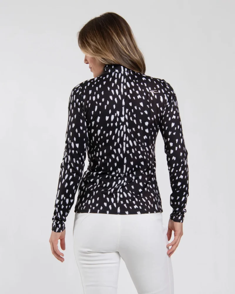 kjus-kinetic-print-half-zip-women-esspresso-white-3 Kjus kinetic print half zip women esspresso white