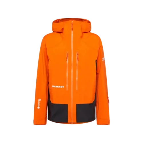 Mammut eiger free pro hs hooded jacket men eiger orange black