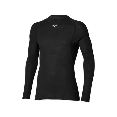 mizuno-premium-merino-wool-crew-neck-underwear-men-black-1 Mizuno premium merino wool crew neck underwear men black