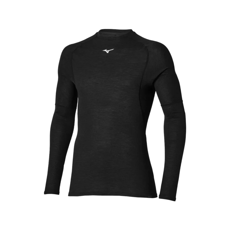 mizuno-premium-merino-wool-crew-neck-underwear-men-black-1 Mizuno premium merino wool crew neck underwear men black
