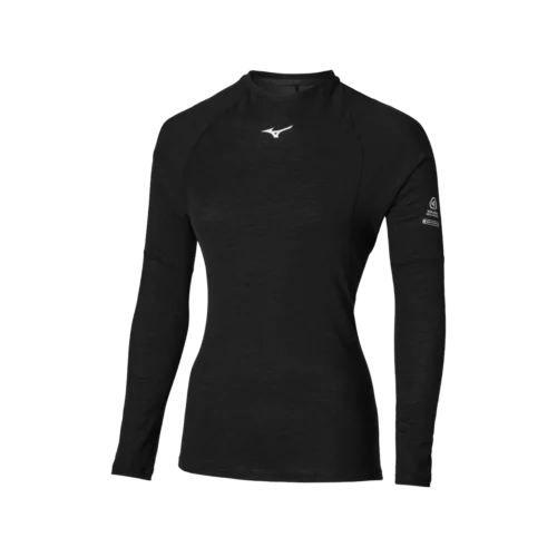 mizuno-premium-merino-wool-crew-neck-underwear-women-black-1 Mizuno premium merino wool crew neck underwear women black