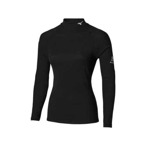 mizuno-premium-merino-wool-high-neck-underwear-women-black-1 Mizuno premium merino wool high neck underwear women black