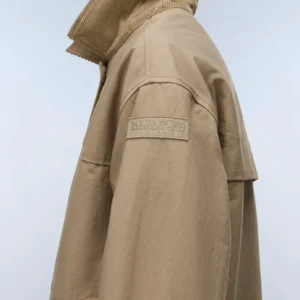 napapijri-asko-overshirt-jacke-women-beige-4 Napapijri asko overshirt jacke women beige