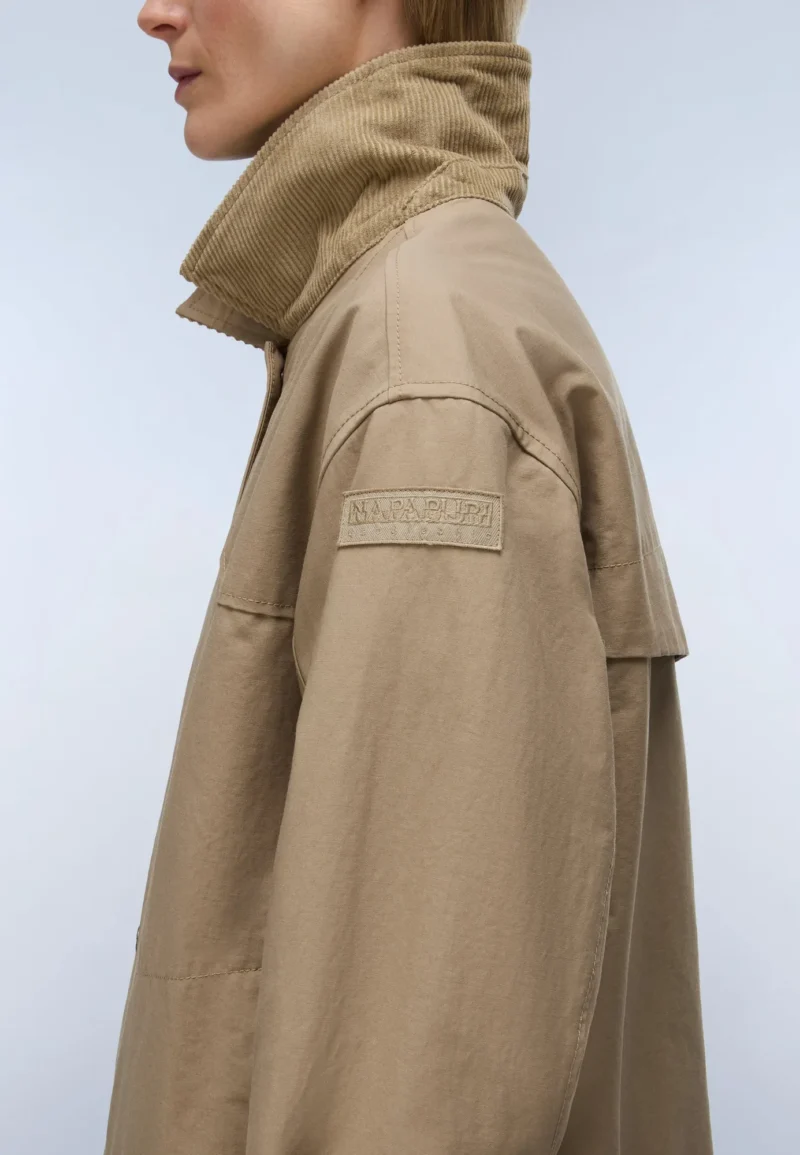 napapijri-asko-overshirt-jacke-women-beige-4 Napapijri asko overshirt jacke women beige