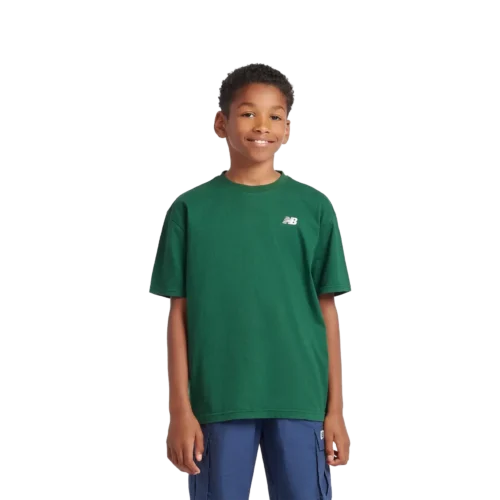 New balance b new balance jersey small logo tee nordic green