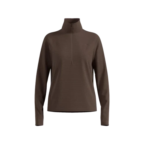 odlo-essential-thermal-mid-layer-1-2-zip-women-brown-granite-1 Odlo essential thermal mid layer 1 2 zip women brown granite