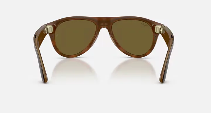 ray-ban-meta-gen-3-aviator-shiny-havana-dark-brown-lens-4 Ray ban meta gen 3 aviator shiny havana dark brown lens