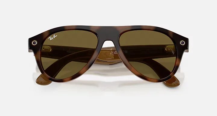 ray-ban-meta-gen-3-aviator-shiny-havana-dark-brown-lens-5 Ray ban meta gen 3 aviator shiny havana dark brown lens