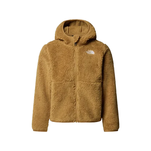The north face campshire f z hoodie kids teddy brown 1
