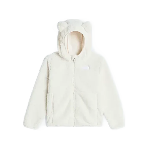 The north face campshire f z hoodie kids white dune 1