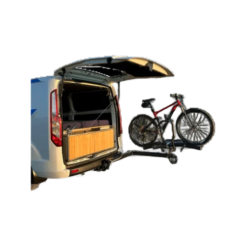 The spacemaker eurocarry schwenktraeger fuer fahrradtraeger black