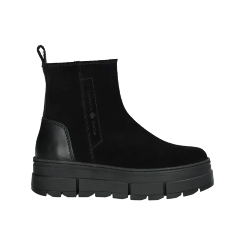Canada snow mount fiona boots suede spikes women black 1