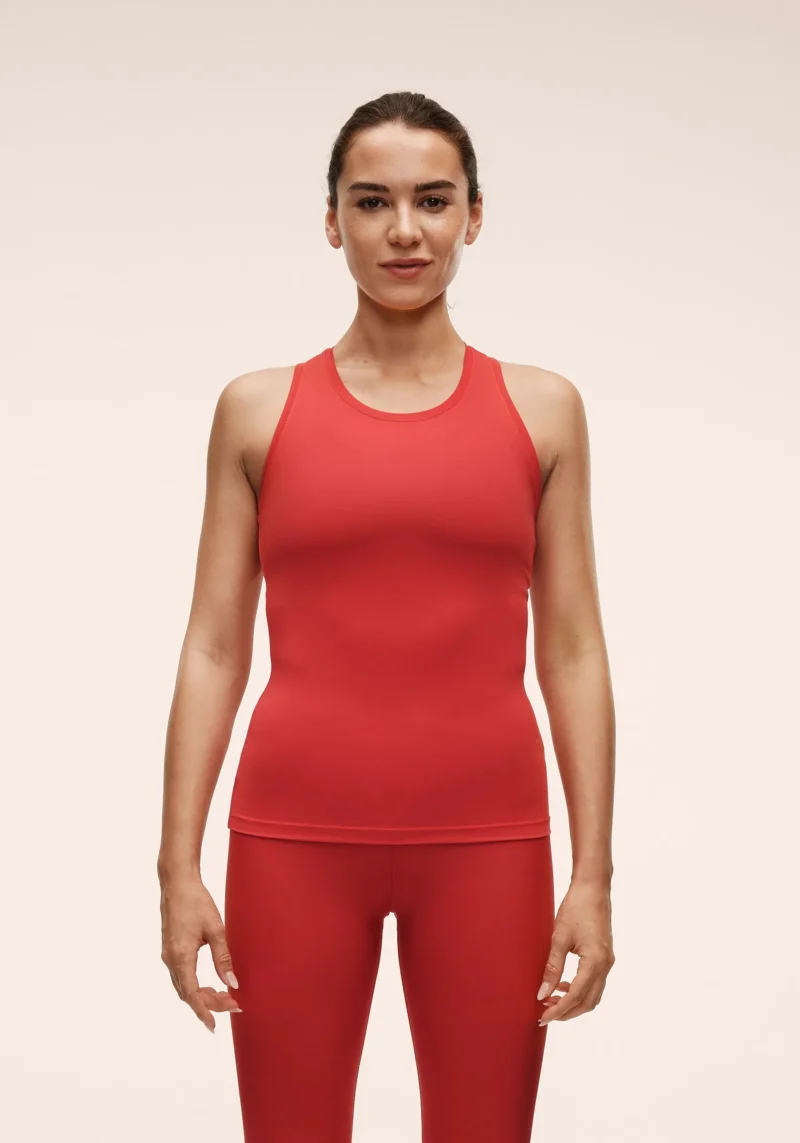 Casall essential racerback tank women brick red brick red