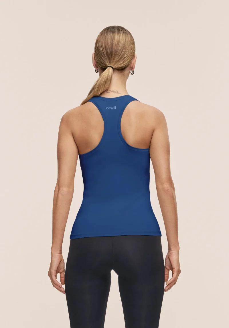 Casall essential racerback tank women digital blue
