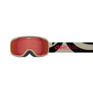 Giro buster flash goggle black flow amber scarlet s2