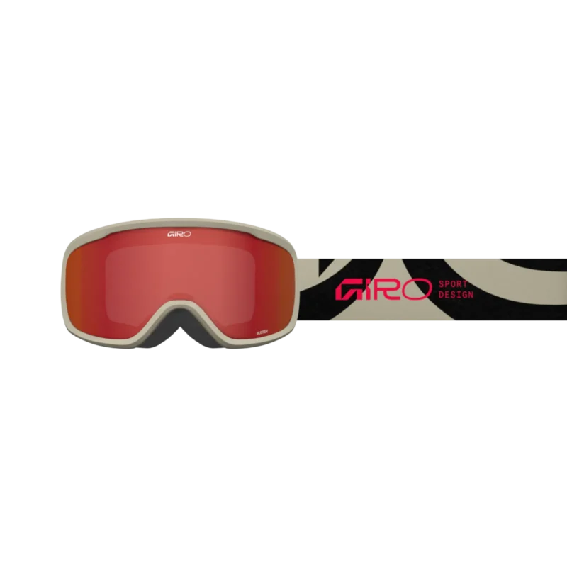 Giro buster flash goggle black flow amber scarlet s2