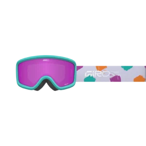 Giro chico 2 0 flash goggle teal painted amber pink s2