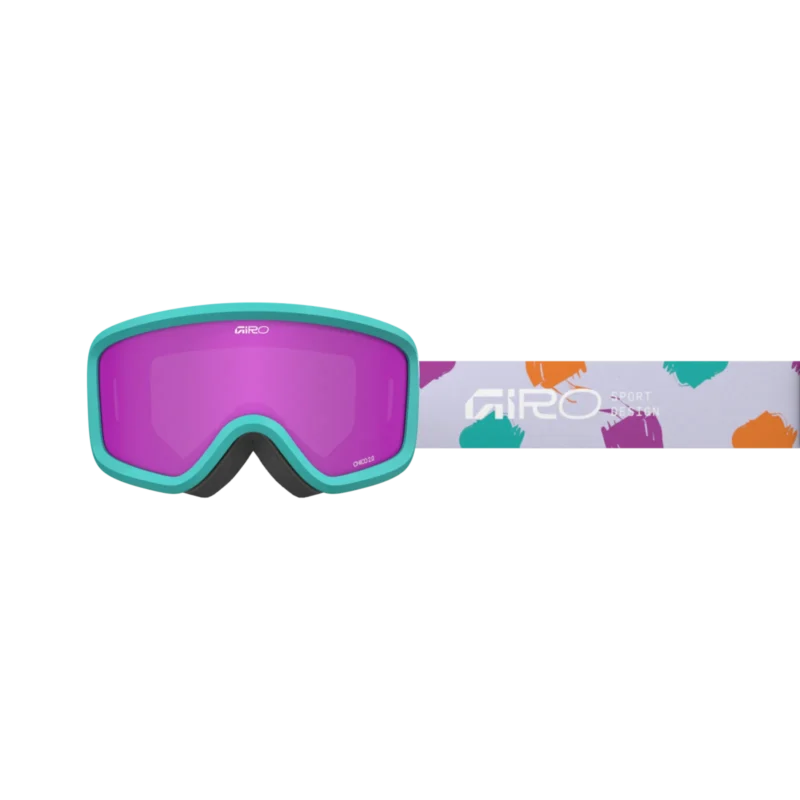 Giro chico 2 0 flash goggle teal painted amber pink s2