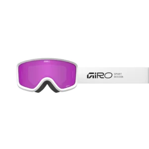 Giro chico 2 0 flash goggle white stacked amber pink s2
