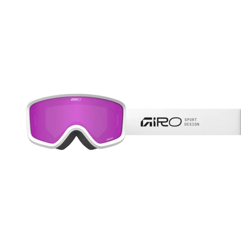 Giro chico 2 0 flash goggle white stacked amber pink s2
