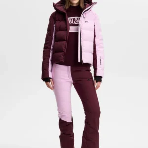 J lindeberg nerina blocked down jacket winetasting