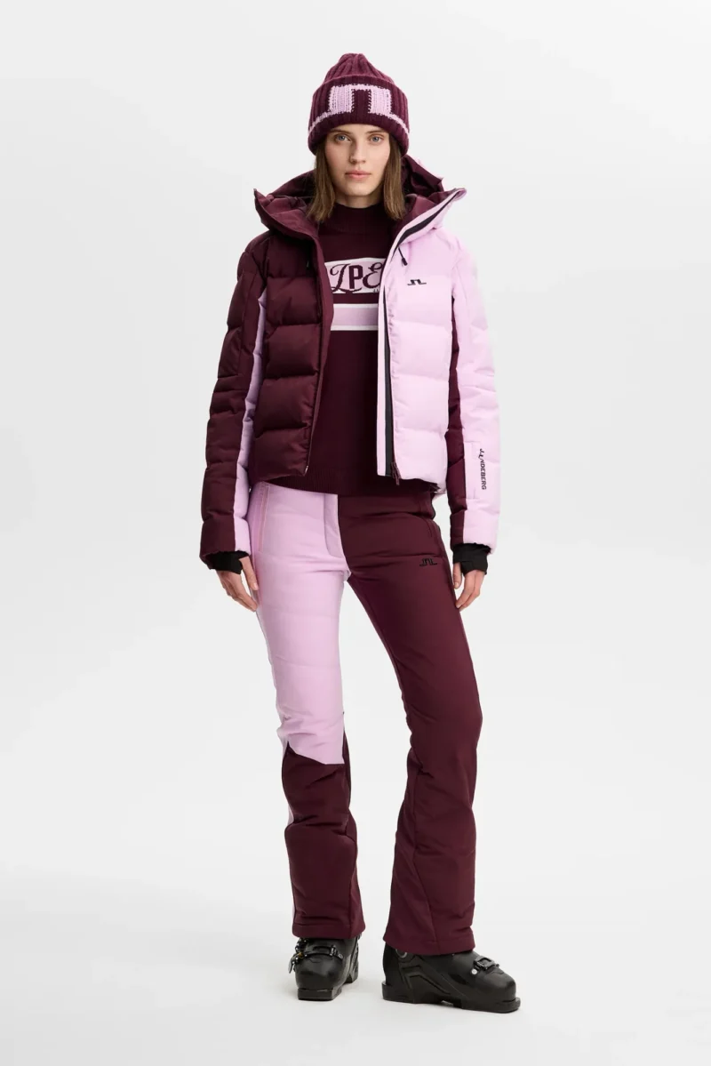 J lindeberg nerina blocked down jacket winetasting
