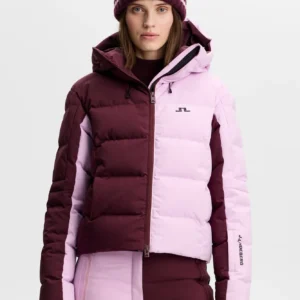 J lindeberg nerina blocked down jacket winetasting