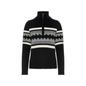 Johaug connect woolmix half zip black