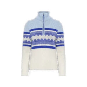 Johaug connect woolmix half zip blue skyway