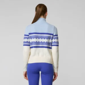 Johaug connect woolmix half zip blue skyway