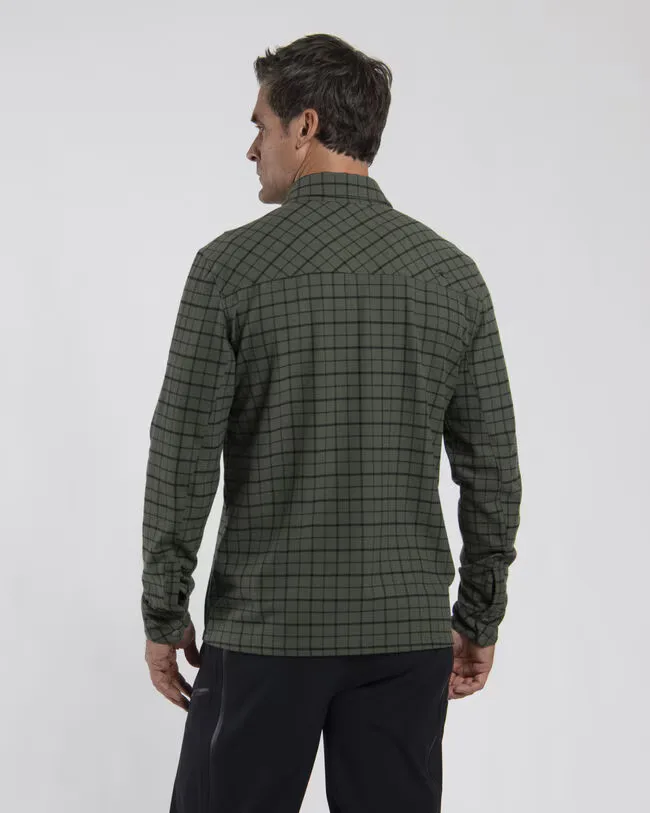kjus-boulder-shirt-men-green-slate-black-4 Kjus boulder shirt men green slate black