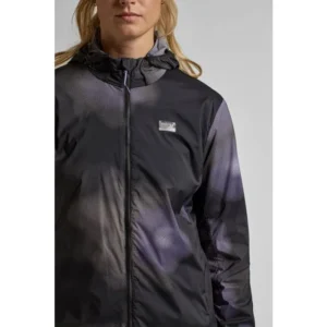 Maloja fjelletm printed jacket women deep black bloom