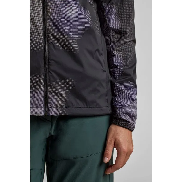 Maloja fjelletm printed jacket women deep black bloom